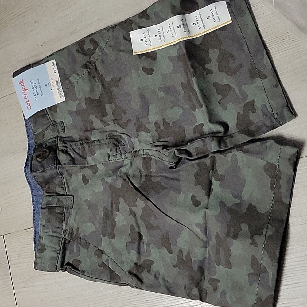 Boys camo shorts